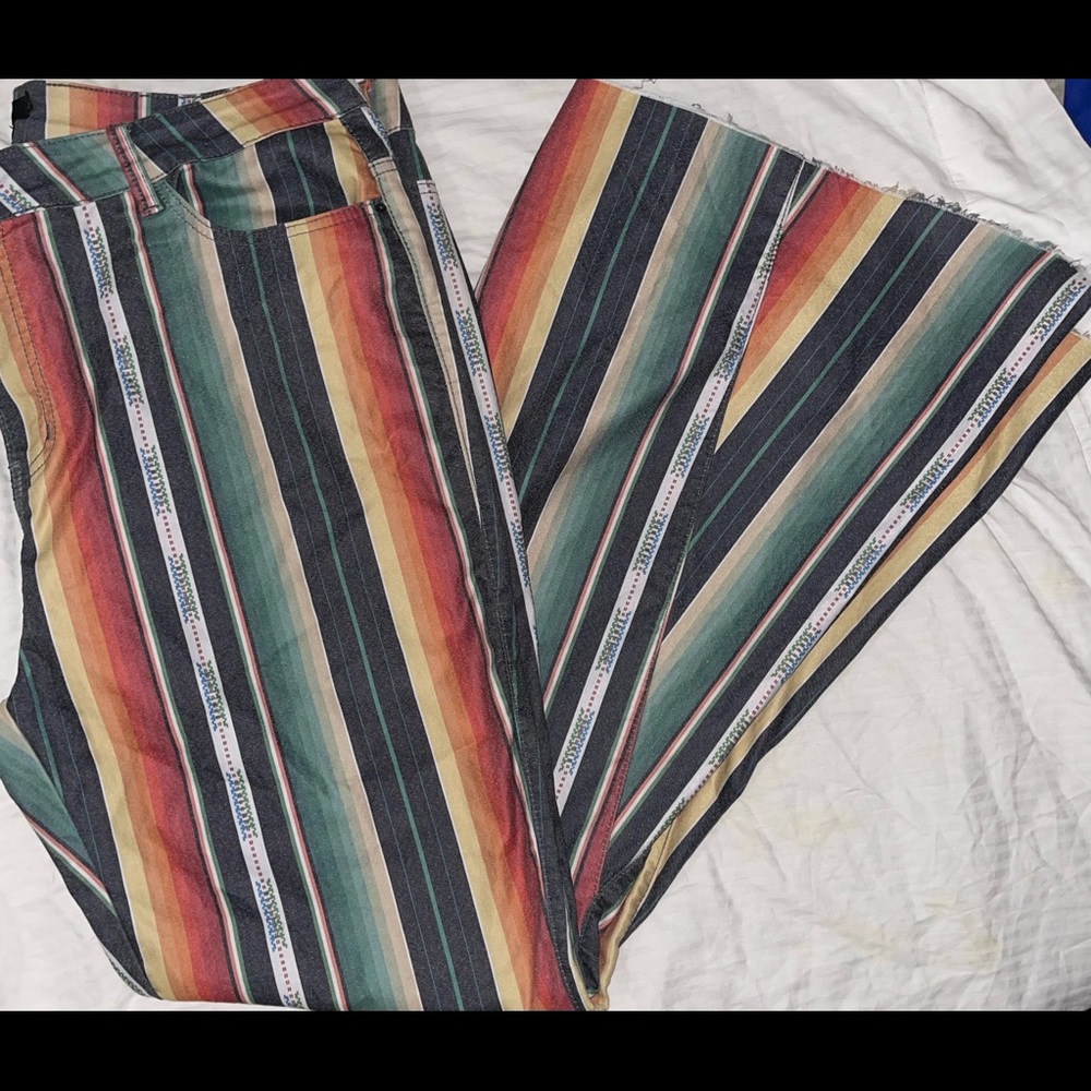 Flare sarape pants
